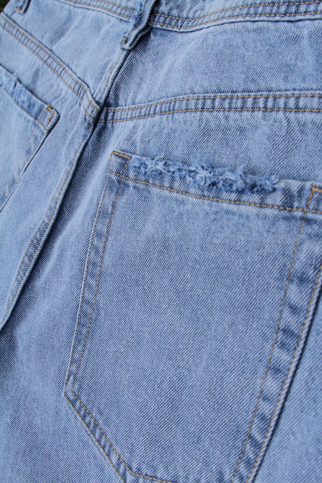 "Light Denim" Jorts