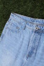 "Light Denim" Jorts